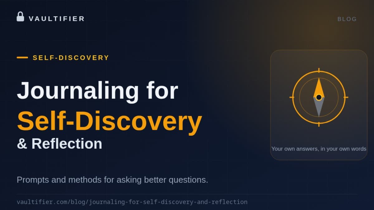 Journaling for Self-Discovery and Reflection